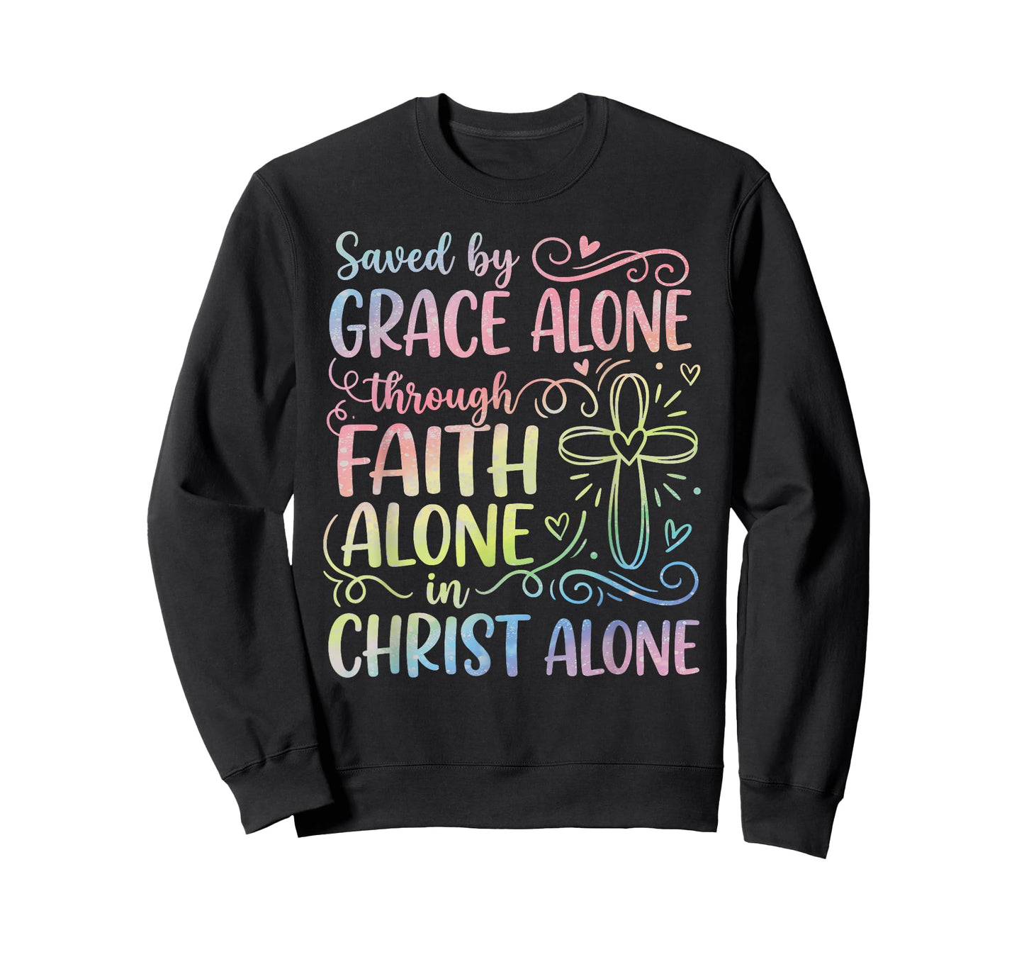 Saved by Grace Alone Solas for Christian Women T-Shirt