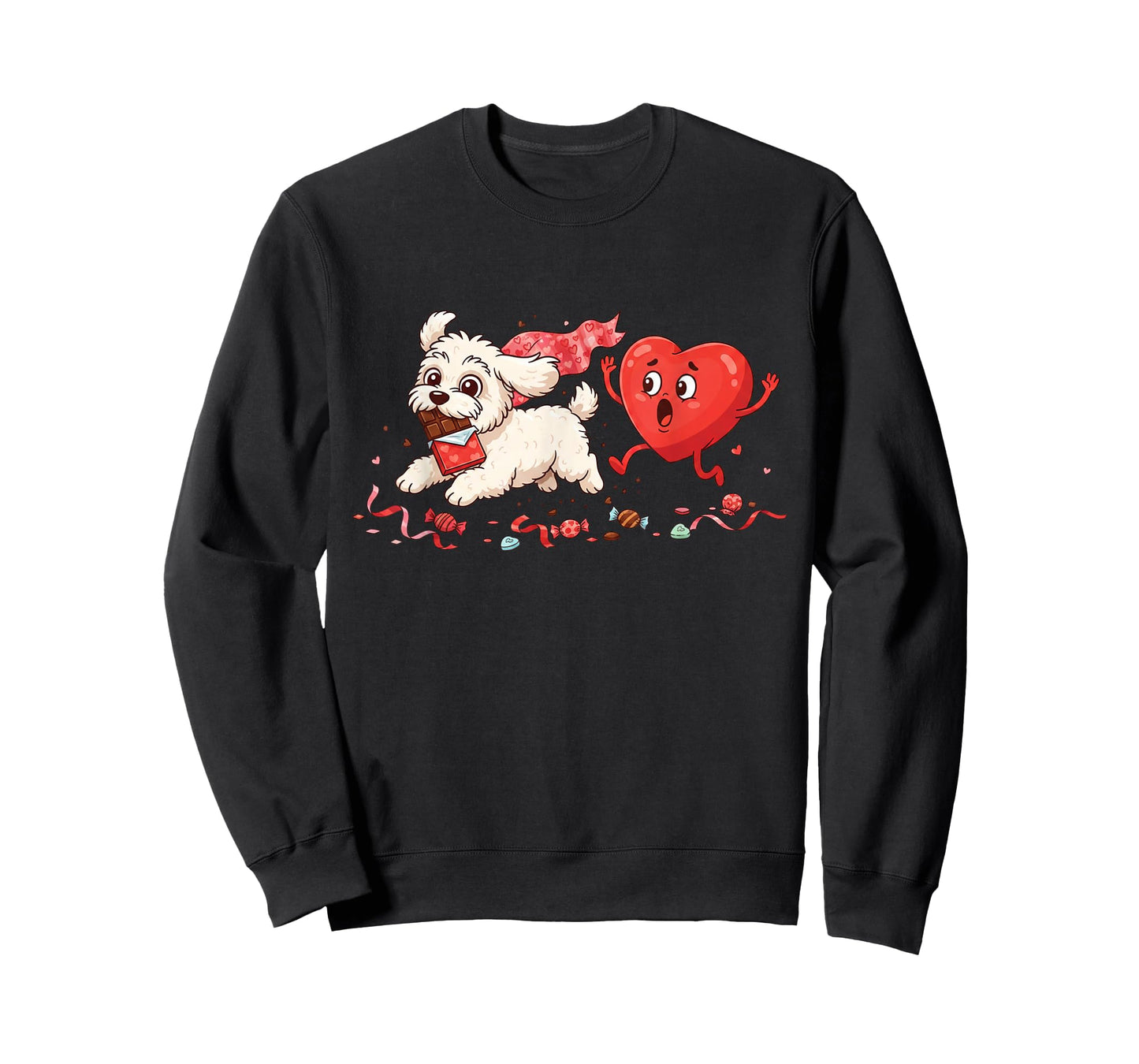 Funny Havanese Heart Valentine Dog Womens Mens Kids T-Shirt