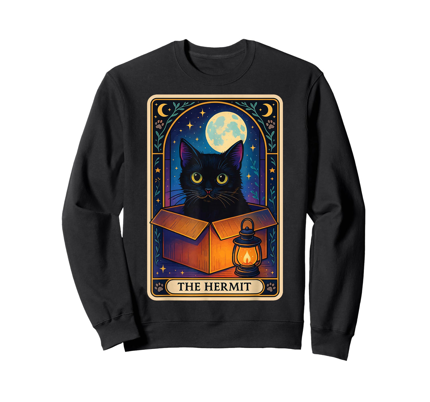 The Hermit Cat Tarot Card T-Shirt