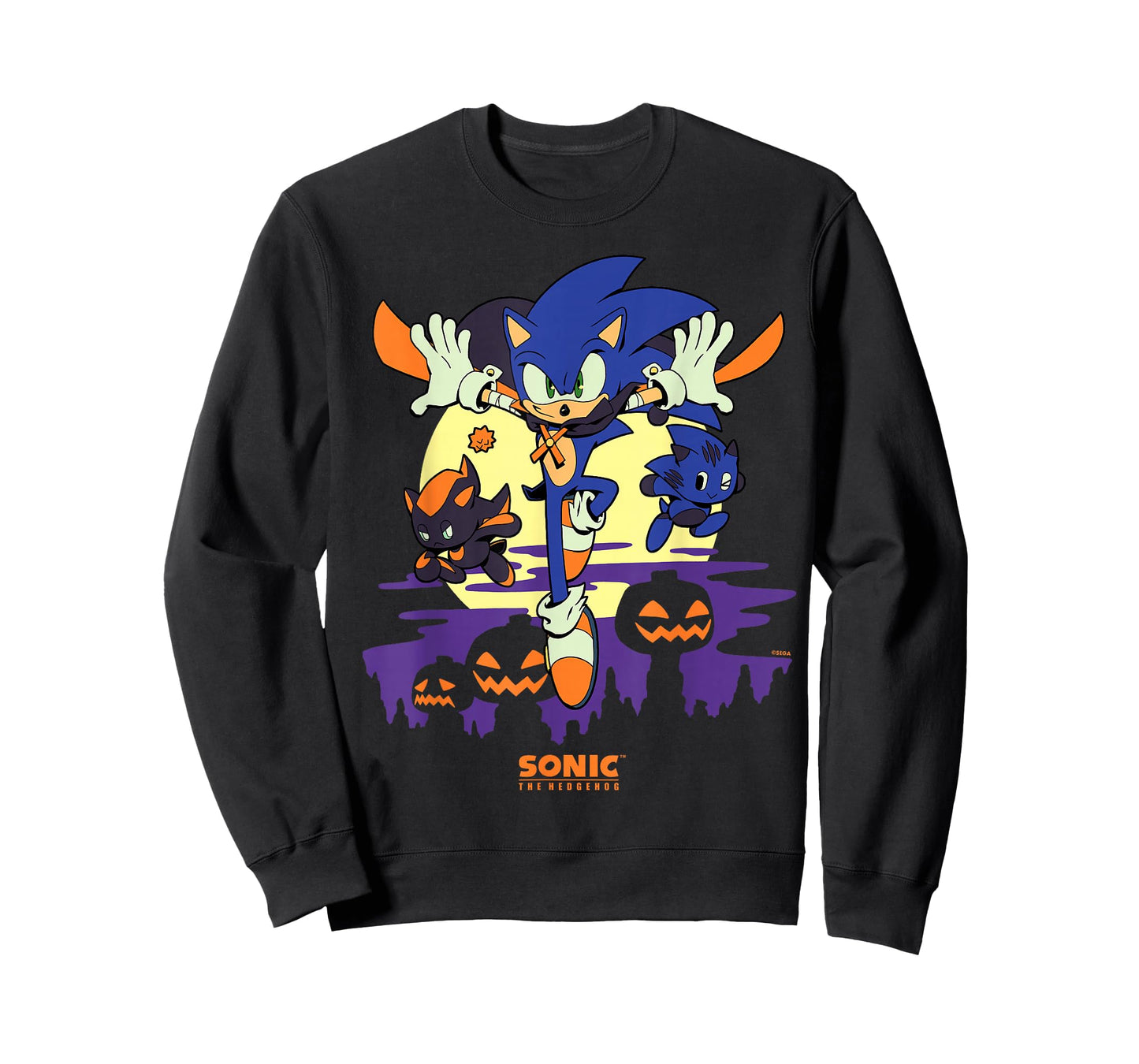 Sonic The Hedgehog - Chao Tales Halloween Moonlight Haunt T-Shirt