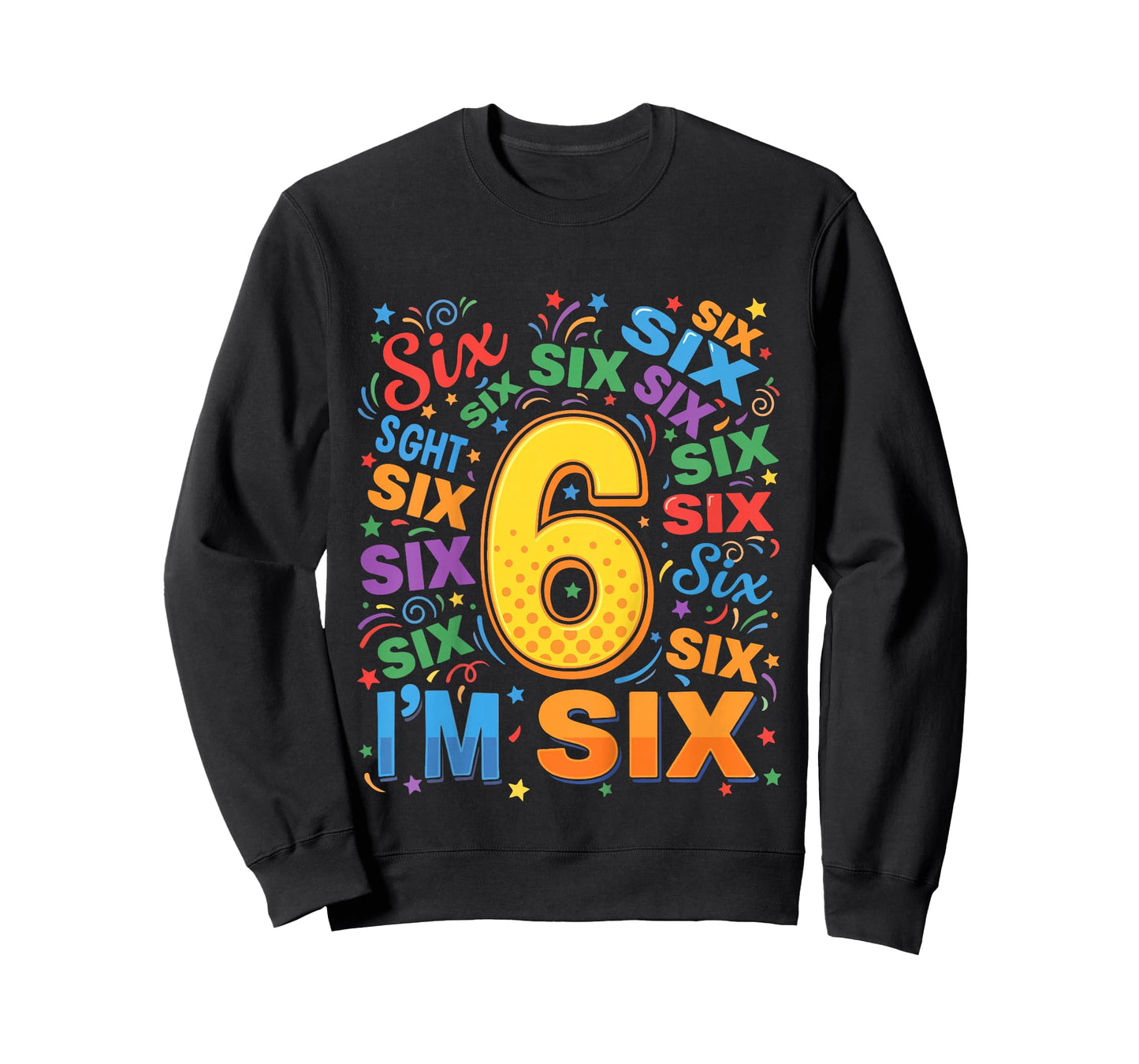 Kids 6th Birthday Shirt Boy 6yr Six 6 Year Old Girls Kids T-Shirt