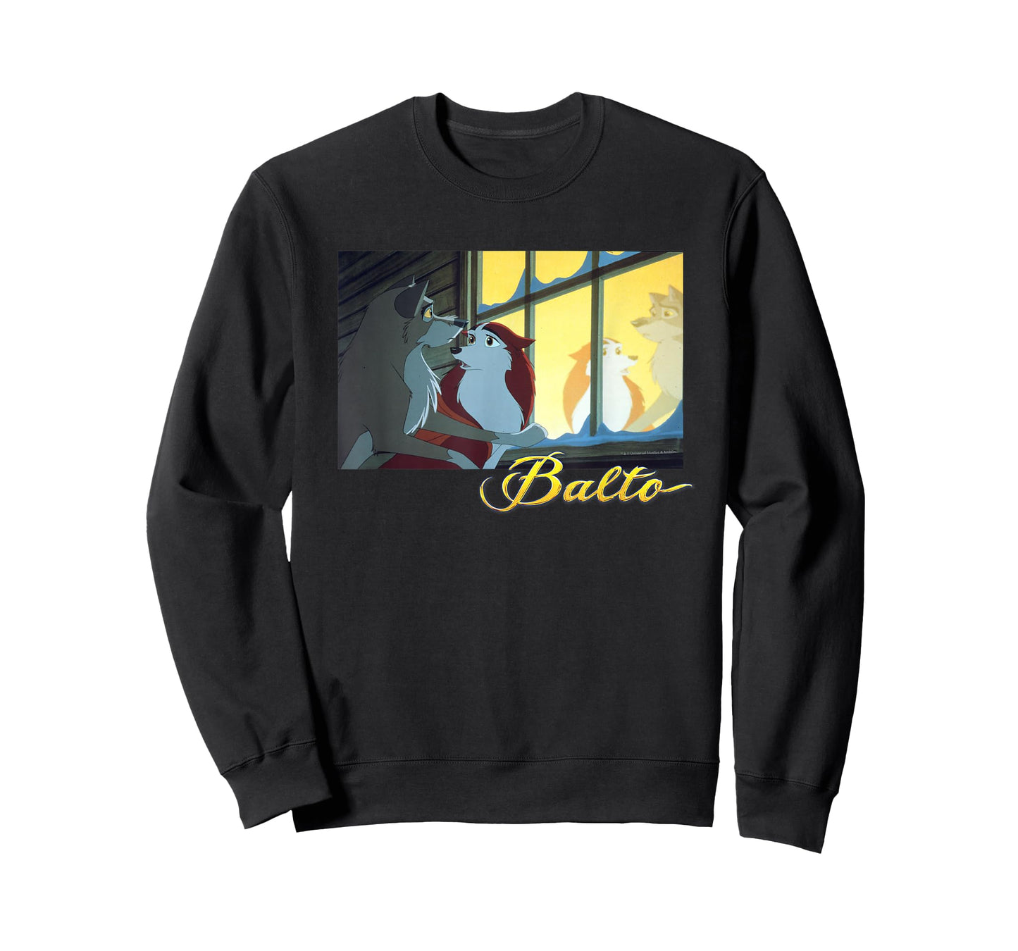 Balto and Jenna Window Scene Watching Over Rosy T-Shirt