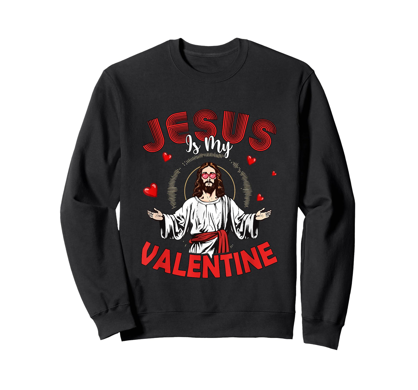 My Valentine Jesus Christian Lover Matching Family Kids T-Shirt