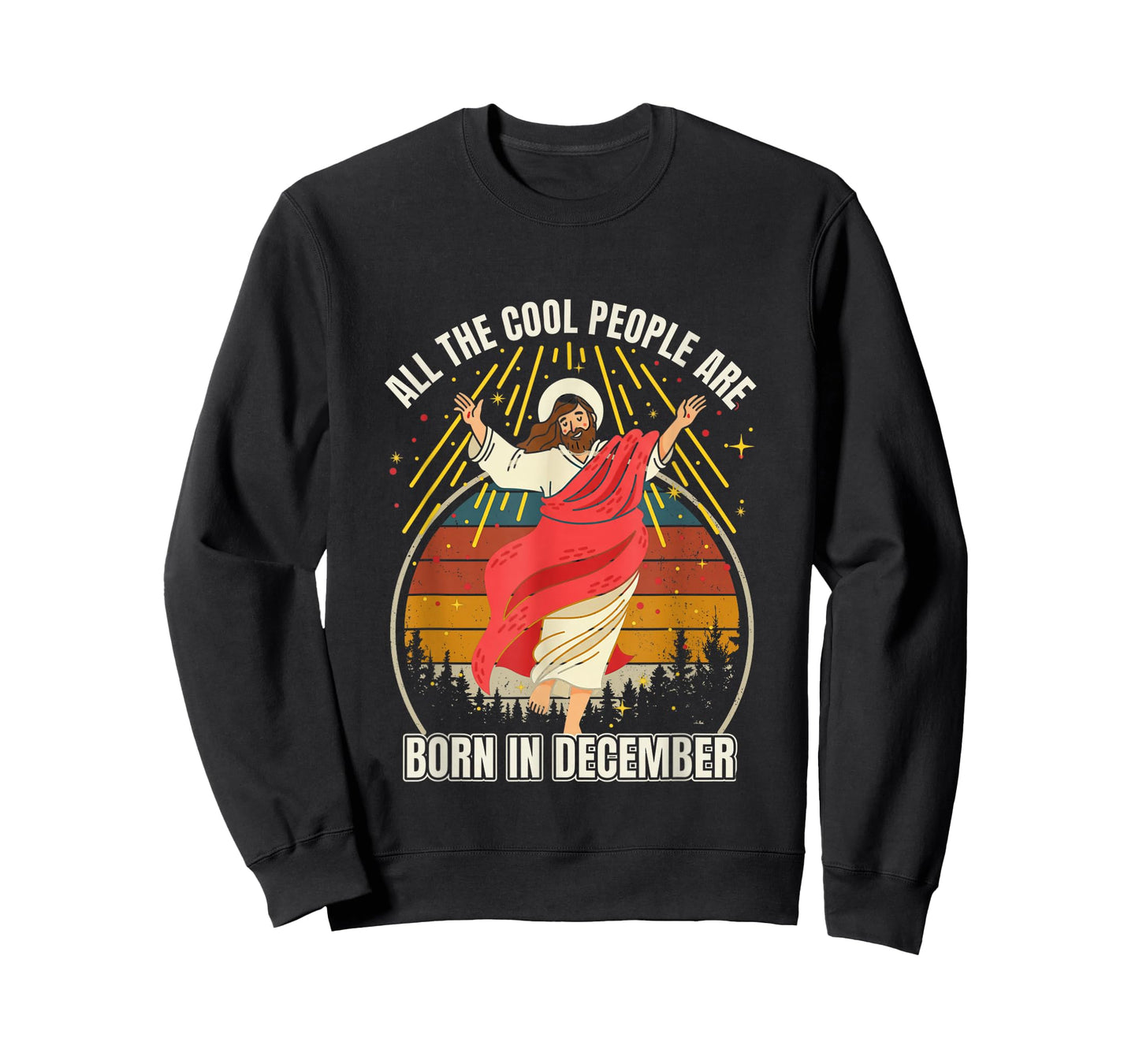 Funny Cool People are Born in December Christmas Bday T-Shirt