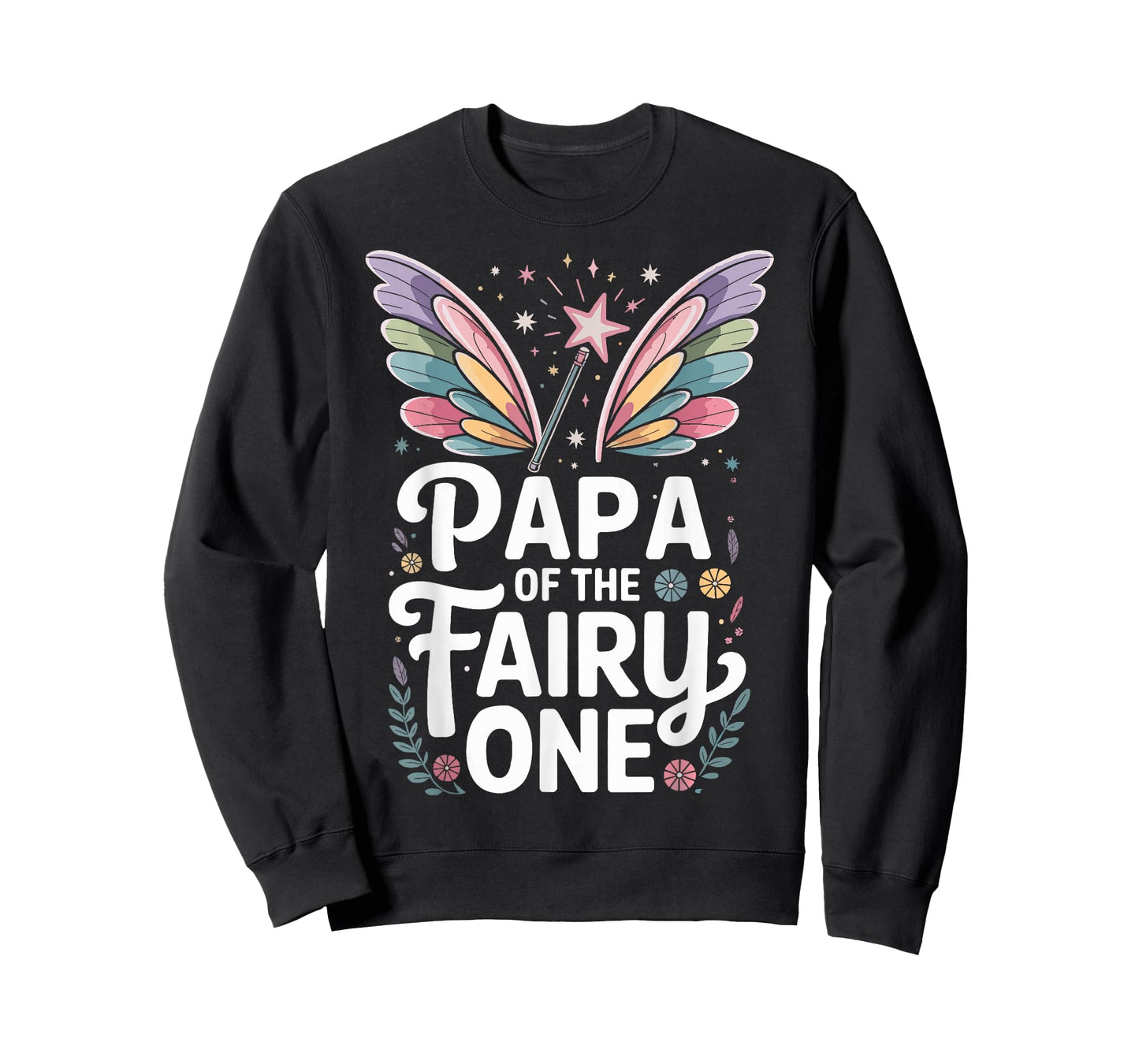 Papa of The Fairy One Family Birthday T-Shirt