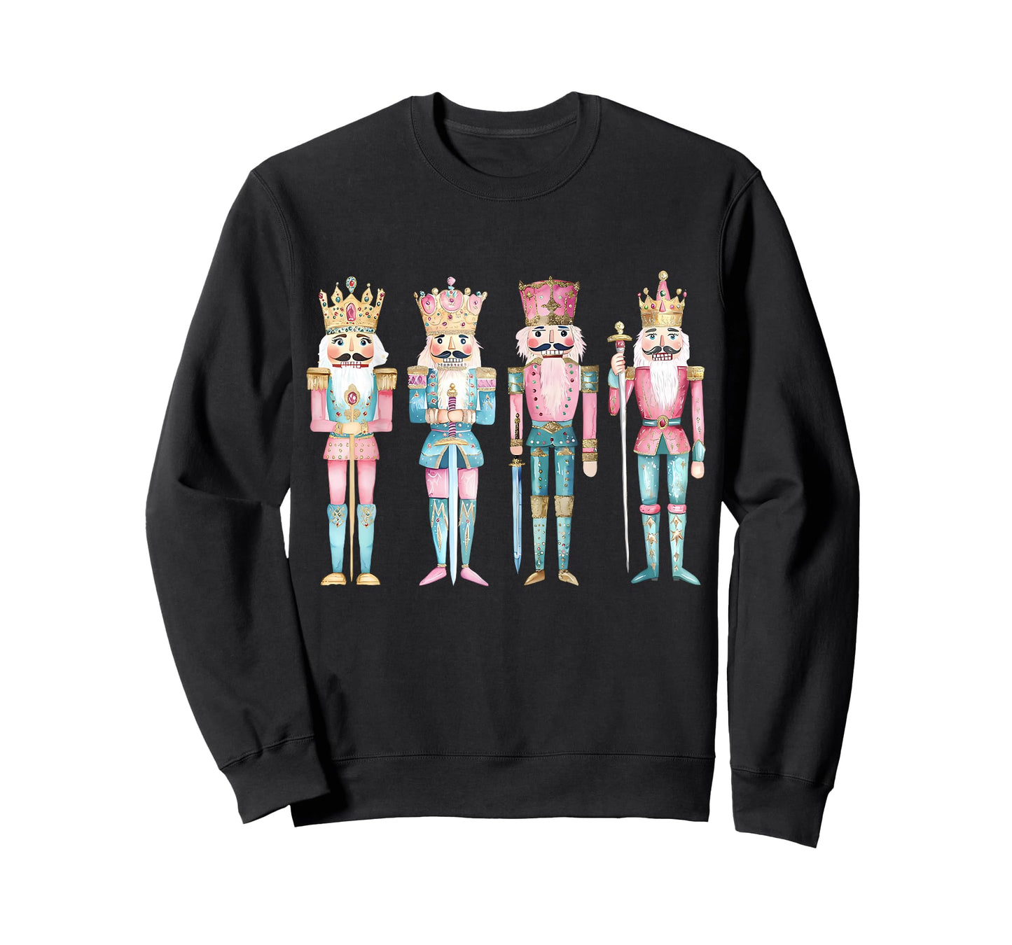 Retro Vintage Pink Nutcrackers Ballet Sugar Plum Fairy Xmas T-Shirt