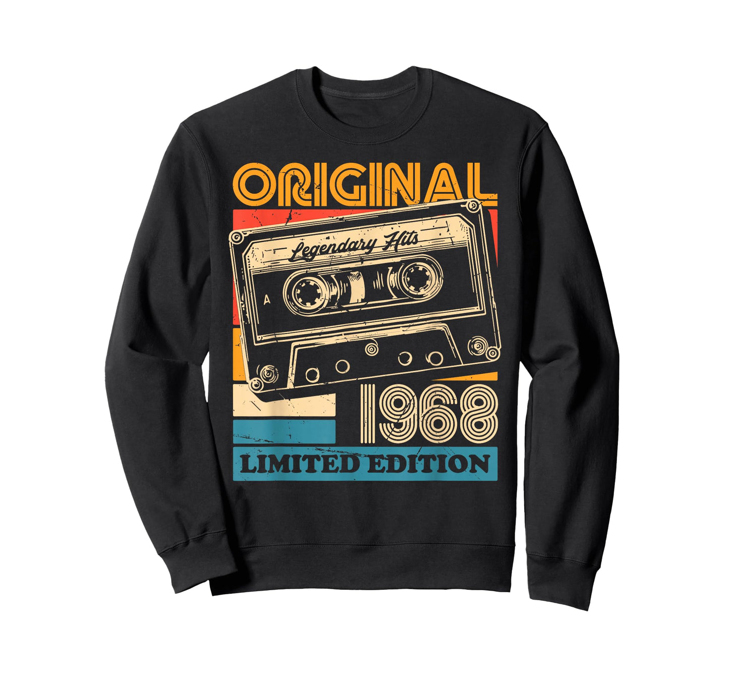 57th Birthday Retro Vintage 1968 Men Women T-Shirt