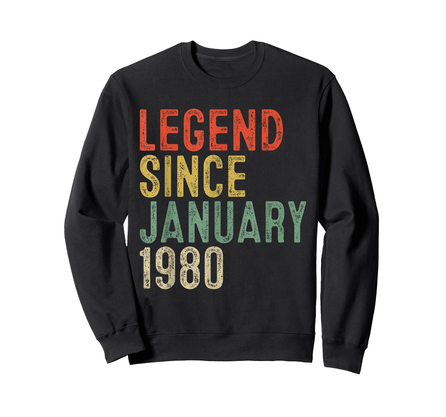 Legend Since January 1980 46th Birthday Gifts 46 Year Old T-Shirt