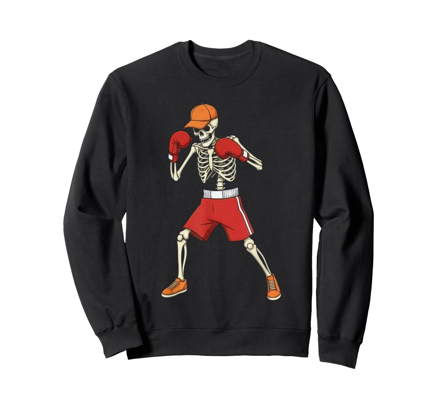 Boxing Skeleton Halloween Funny for Men Boys Kids Box Boxer T-Shirt