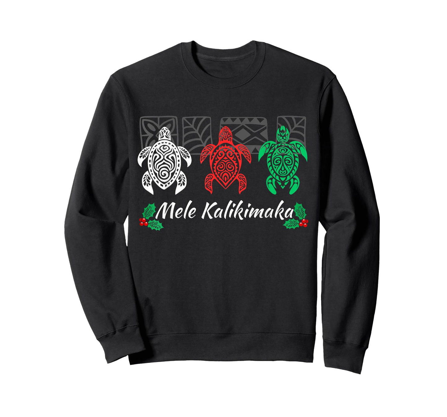 Mele Kalikimaka Hawaiian Family Christmas Hawaii Sea Turtles T-Shirt