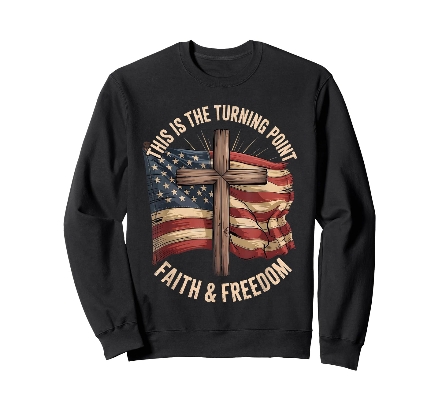 This is The Turning Point Patriotic Faith USA T-Shirt