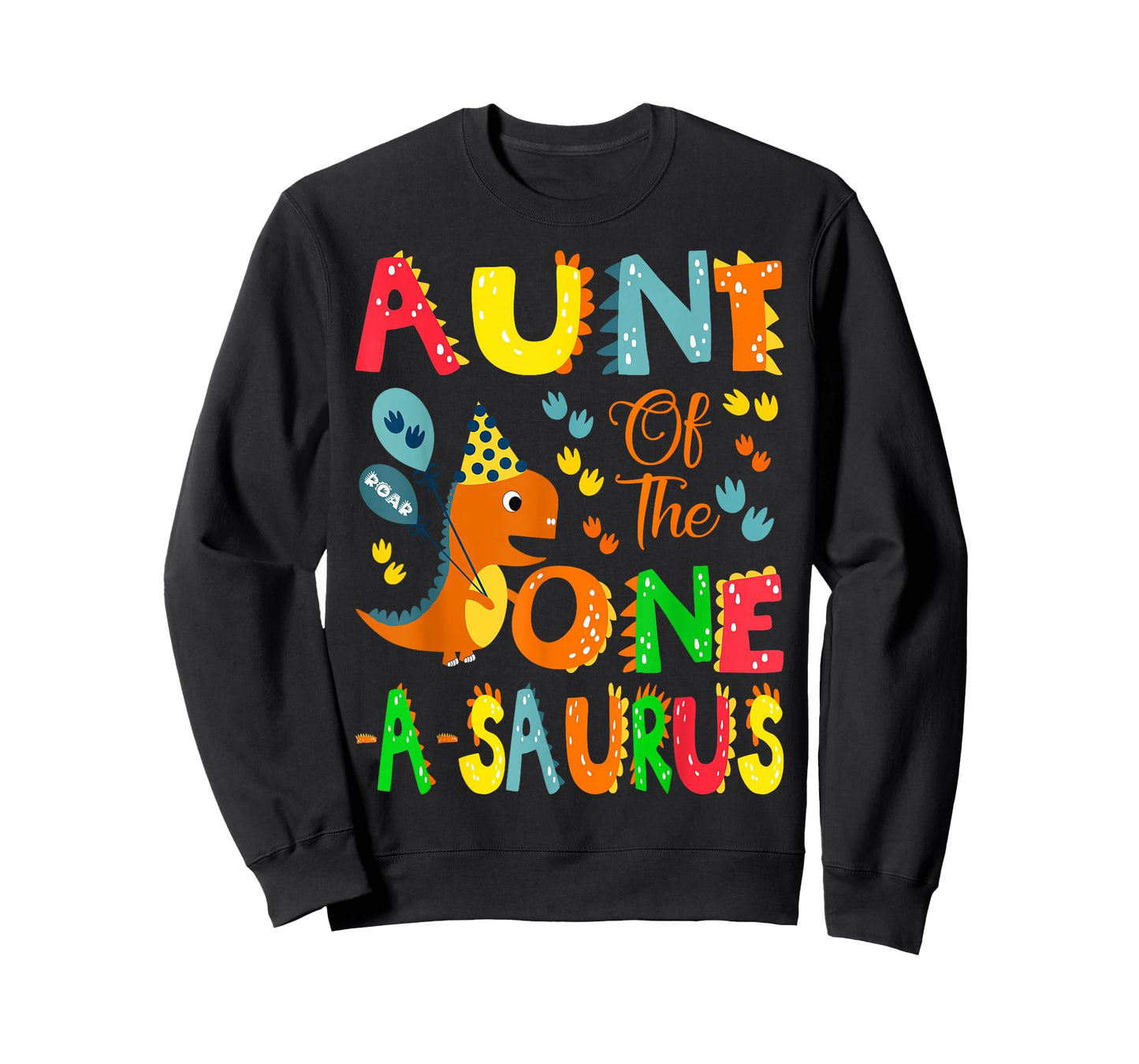Aunt of The One-A-Saurus 1st Birthday Boy Dinosaur Lover T-Shirt
