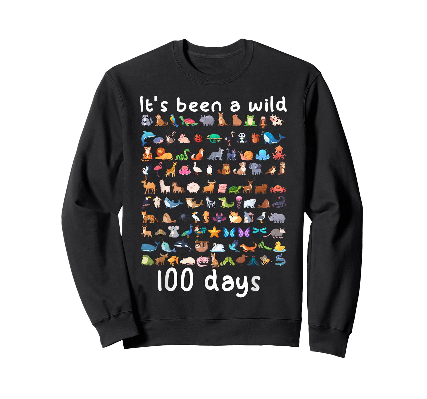 100 Days of School Wild Animal It's Been a Wild 100 Days T-Shirt
