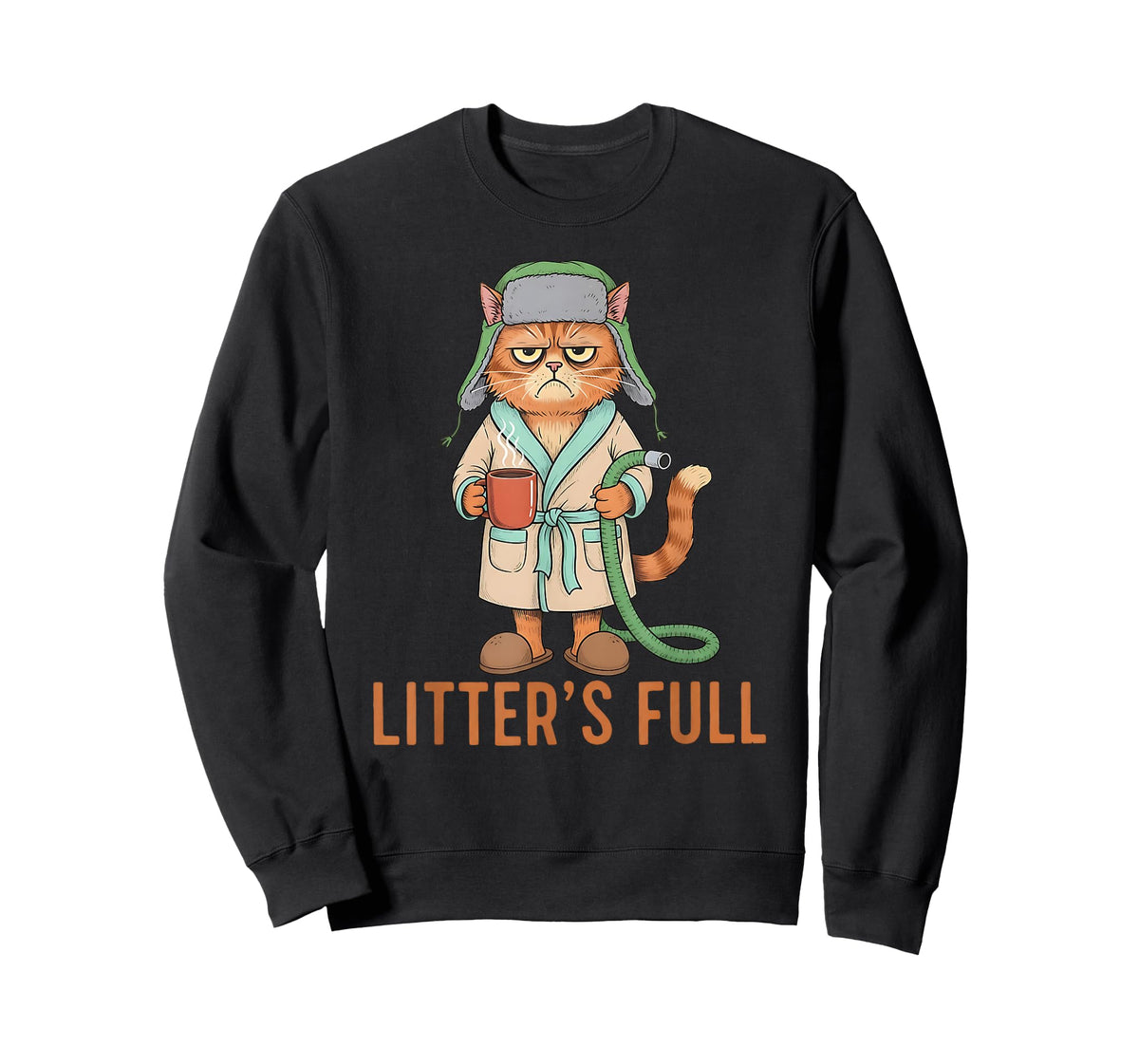 Funny Litter’s Full Cat Parody Shirt Litter’s Full T-Shirt