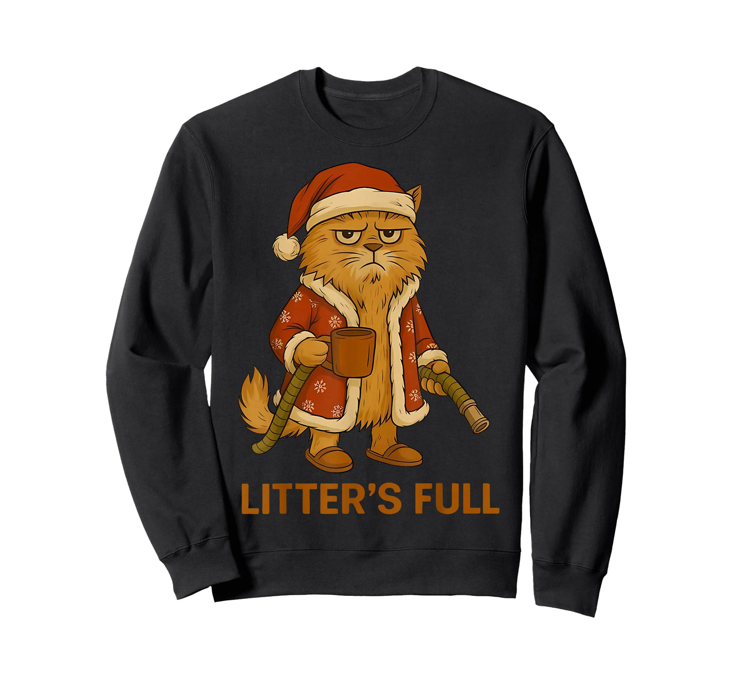 Funny Litter’s Full Cat Christmas Parody Litter’s Full T-Shirt