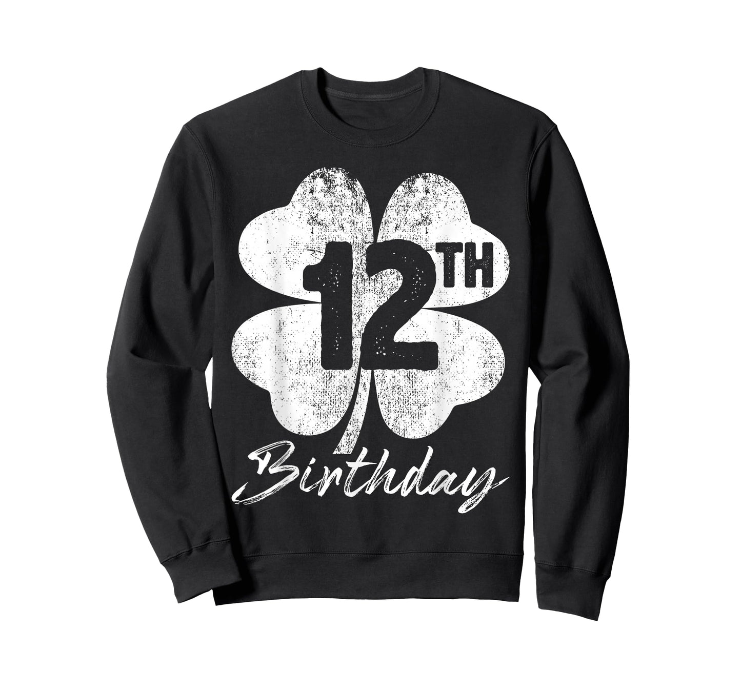 Funny 12th Birthday Shamrock St Patrick's Day Boys Girls T-Shirt