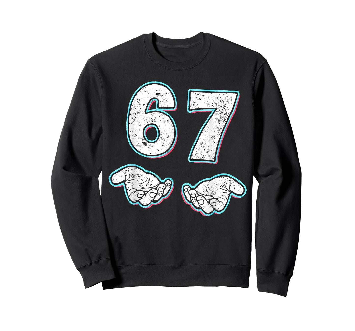 Number 67 Matching Six Seven 6 7 Meme 6-7 Halloween Costume T-Shirt