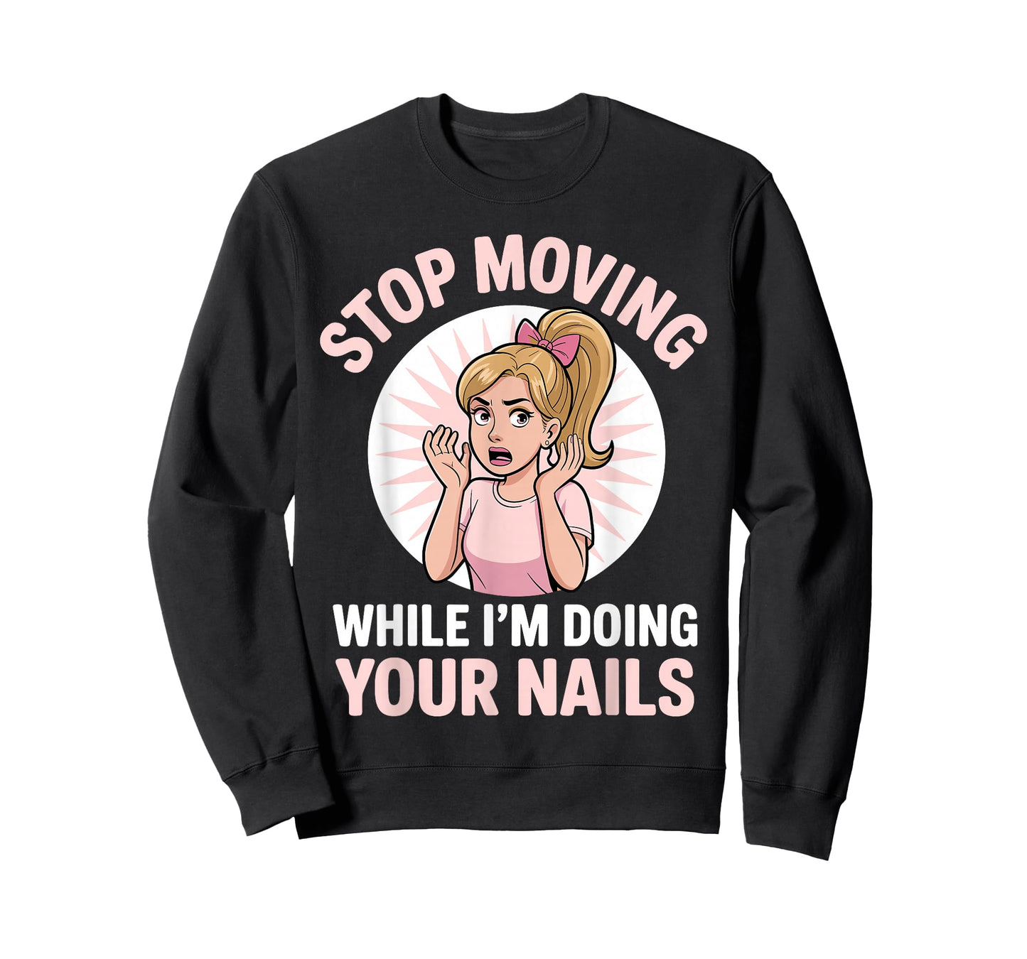 Cool Nail Tech Art for Women Girl Manicurist Nail Technician T-Shirt
