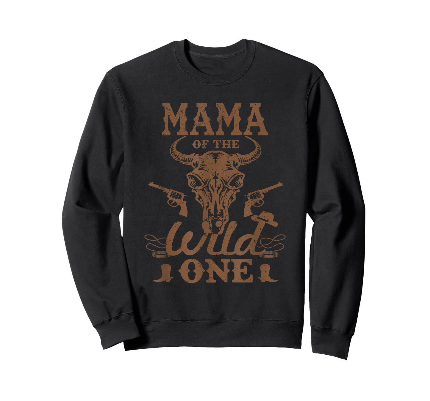 Mama of The Wild One Cowboy Western Rodeo Party Matching T-Shirt