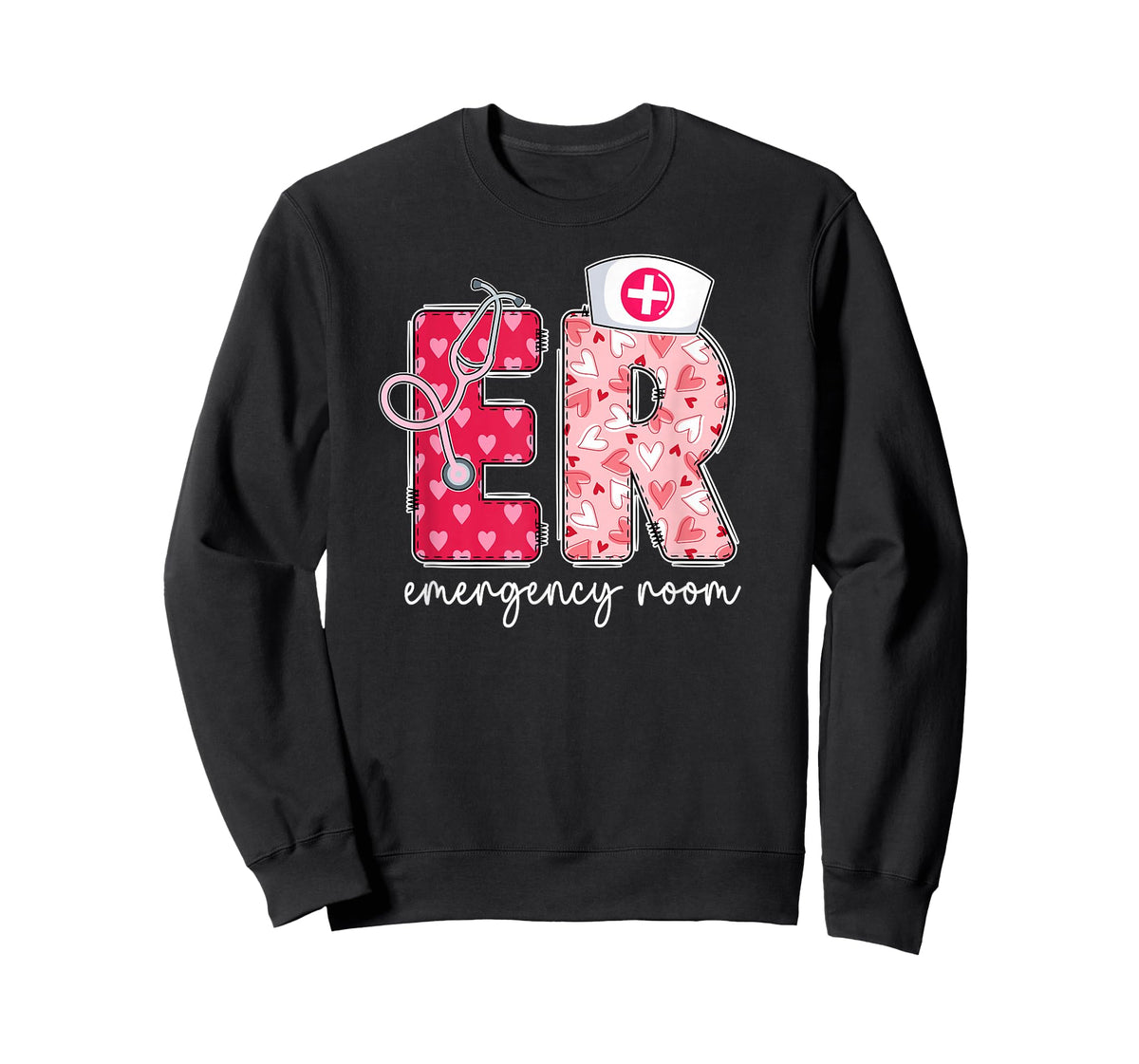 ER Nurse Valentine Emergency Room Nurse Valentines Day T-Shirt