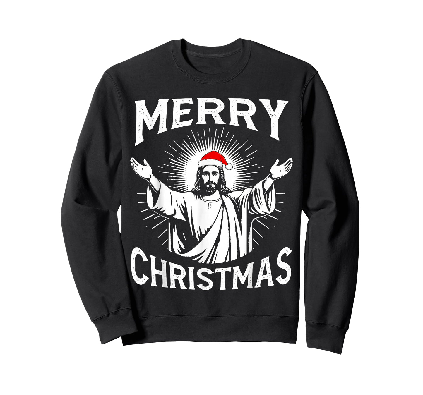 Merry Christmas Christian Jesus Pajamas Pjs Xmas Men Women T-Shirt