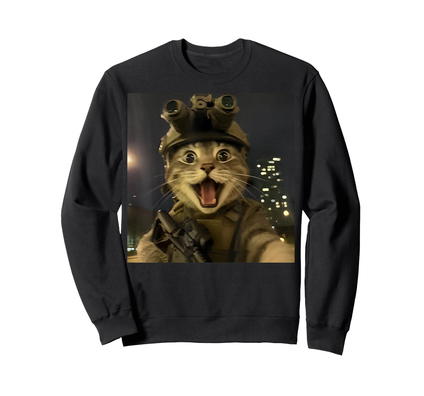 Wash Tactical Cat Meme T-Shirt