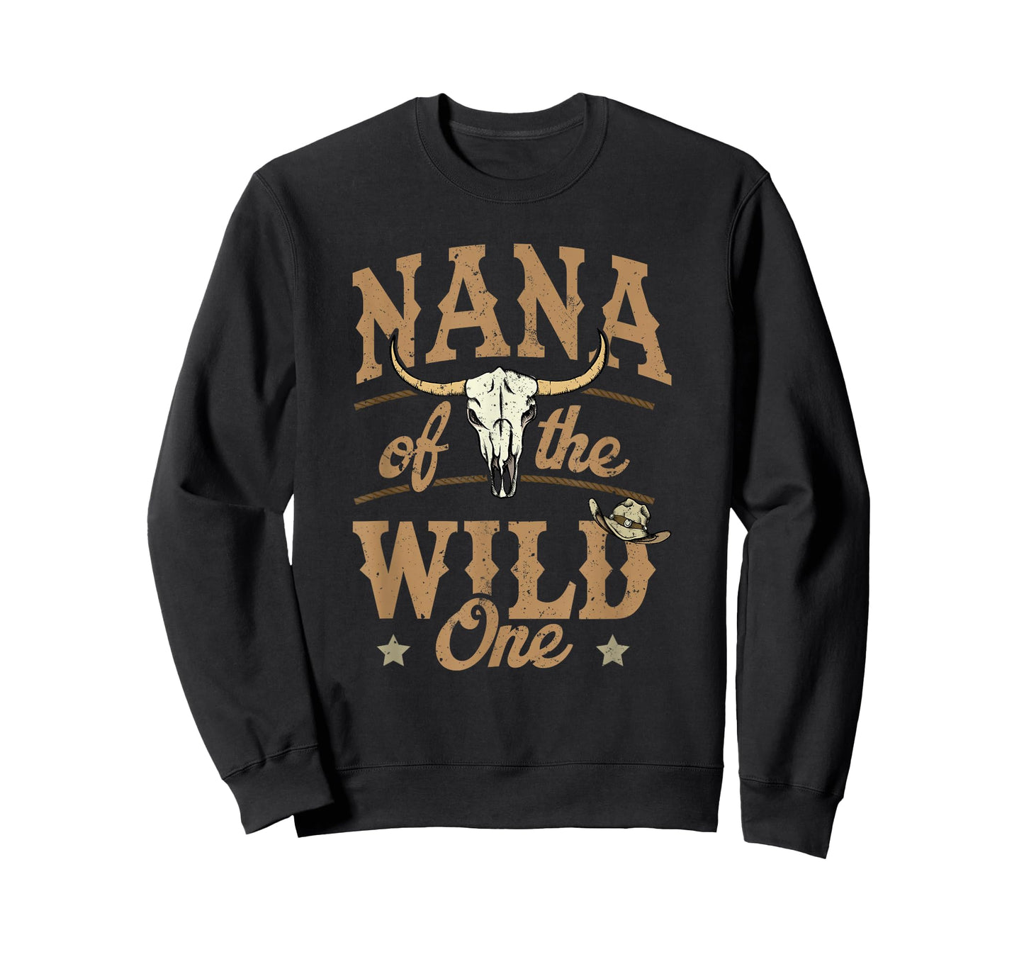 Nana of The Wild One Cowboy Western Rodeo Party Matching T-Shirt