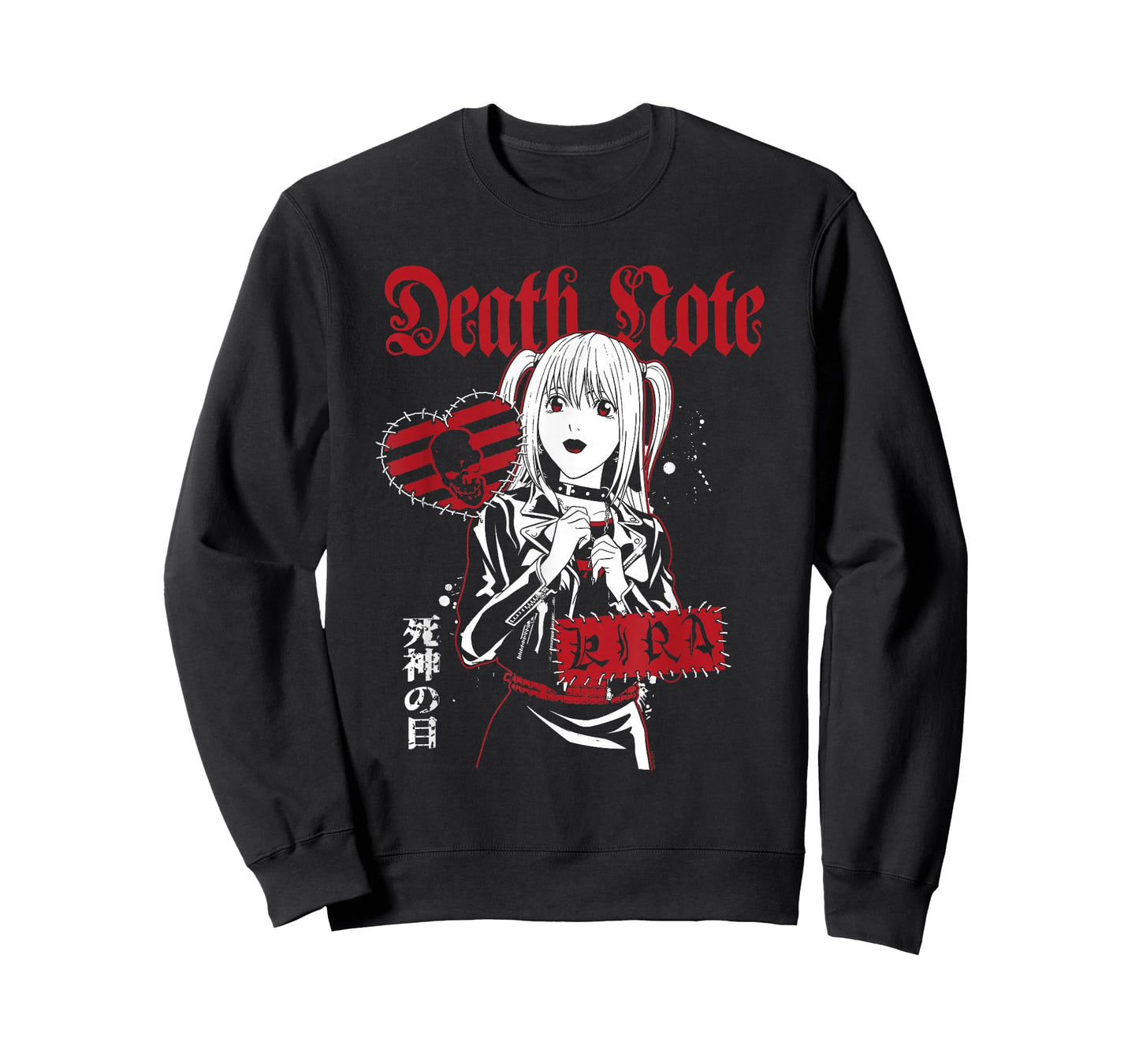 Death Note Misa Punk Patches Collage Anime T-Shirt