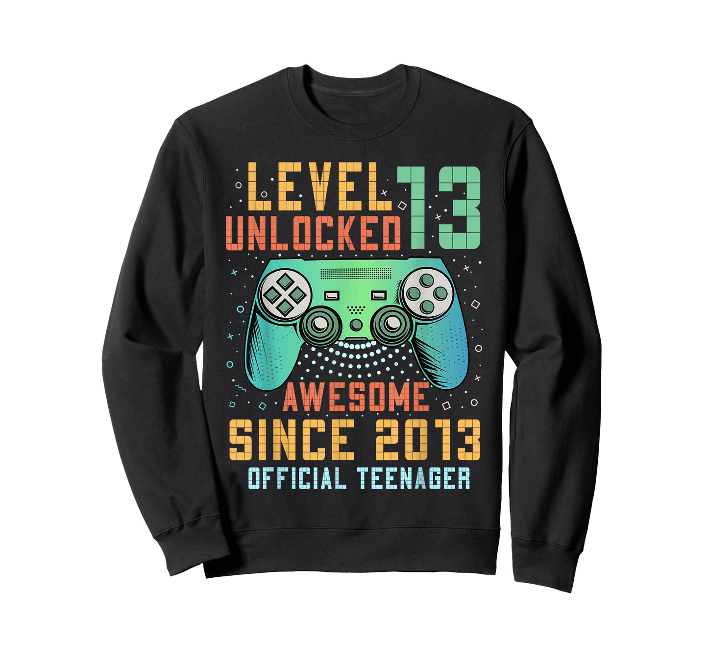 Level 13 Unlocked Official Teenager 13th Birthday Boy T-Shirt