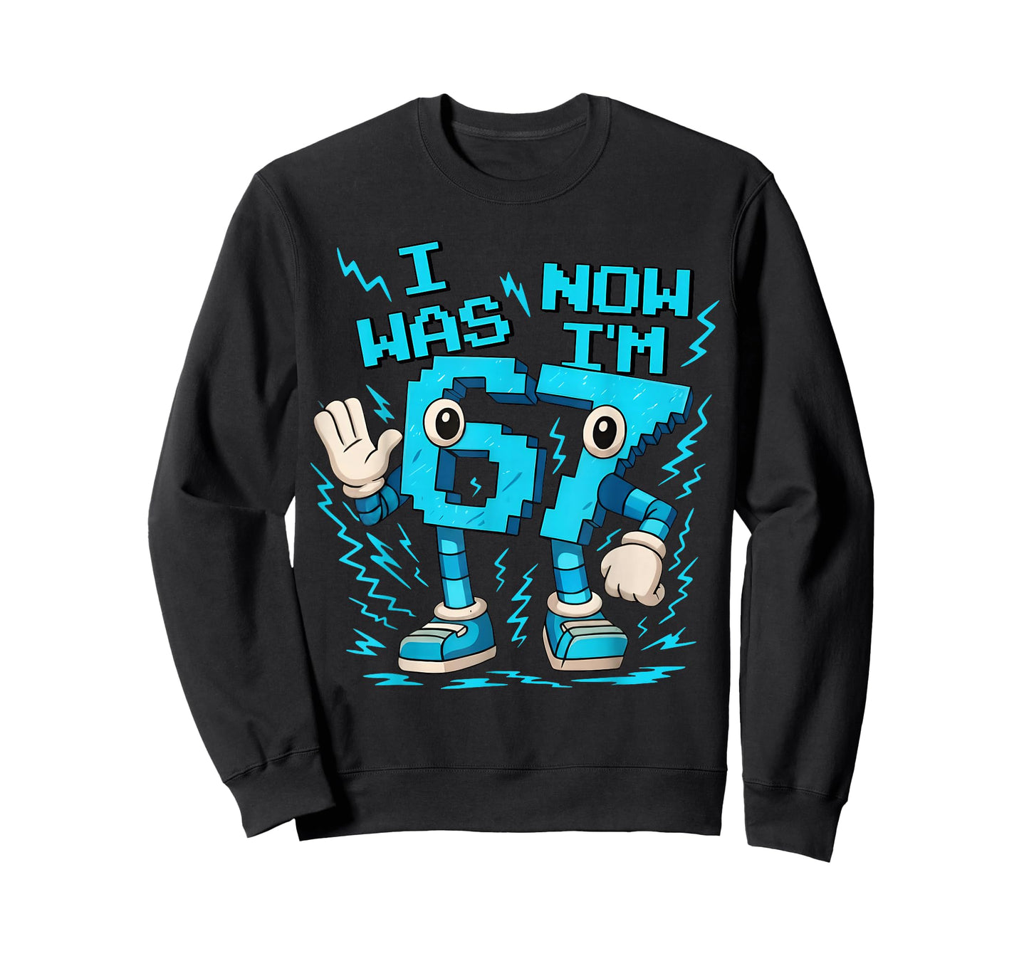I was 6 Now I'm 7 Six Seven 7 Years Old Birthday Brainrot T-Shirt