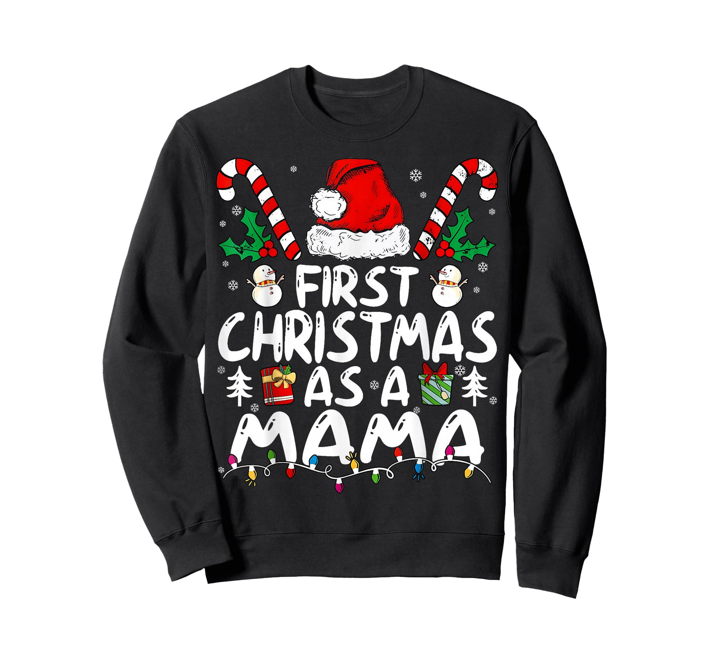 First Christmas As A Mama New Mama T-Shirt