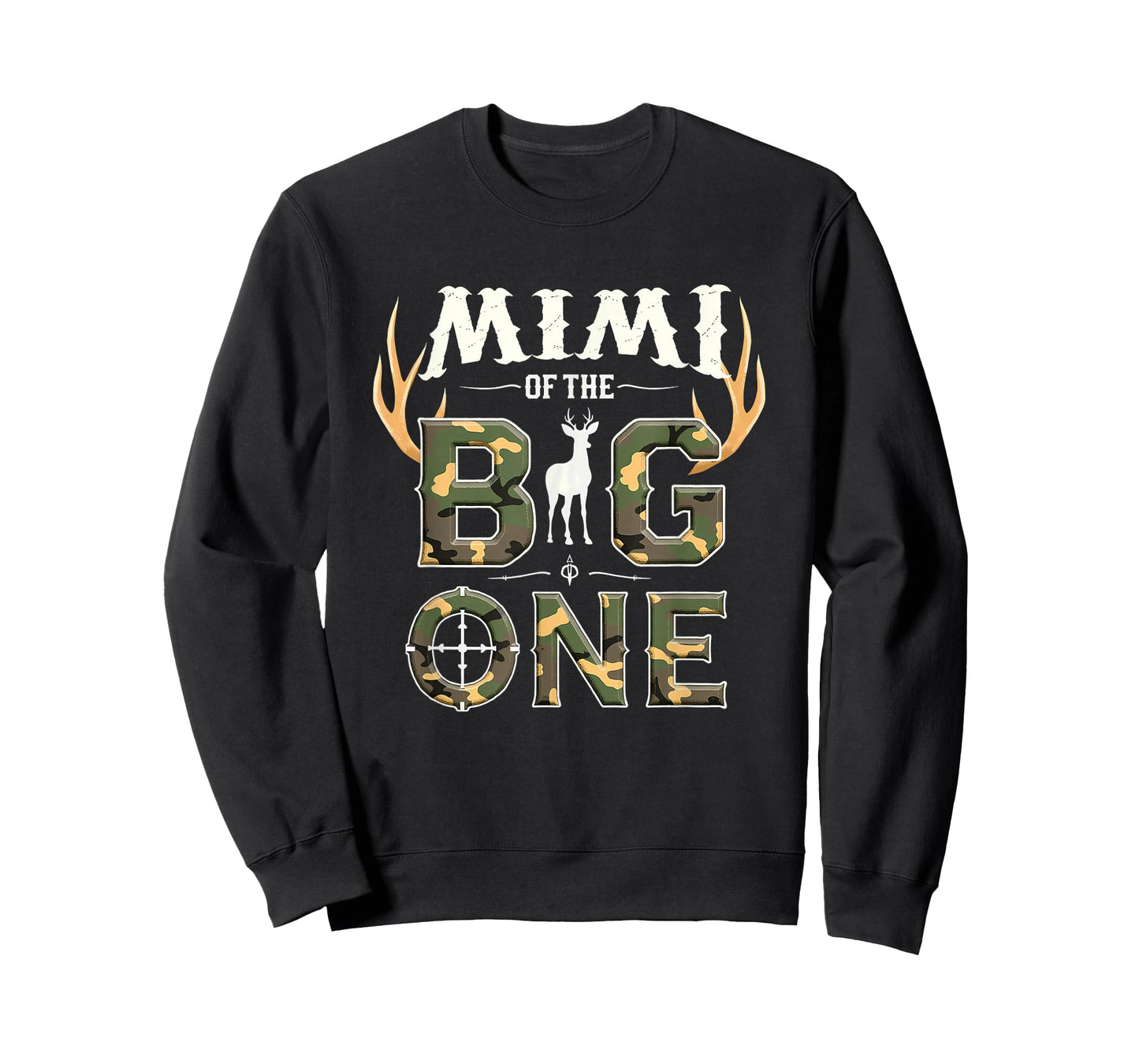 Camo 1st Birthday Hunting Grandma Mimi of The Big One T-Shirt