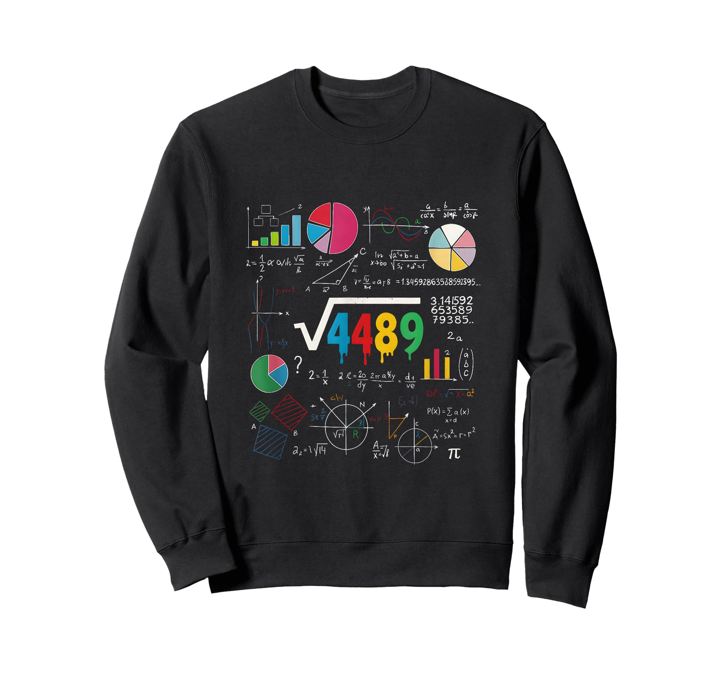Six Seven Math Teacher 67 Meme Square Root 4489 Slang T-Shirt