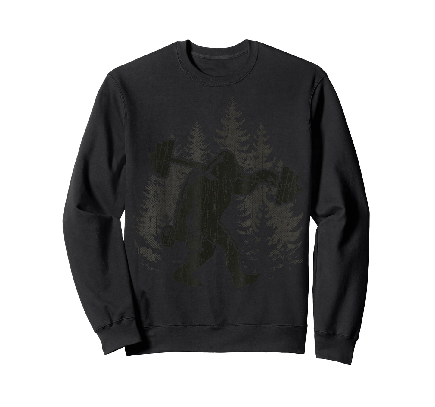 Bigfoot Gym Workout Fitness Forest Men Women T-Shirt