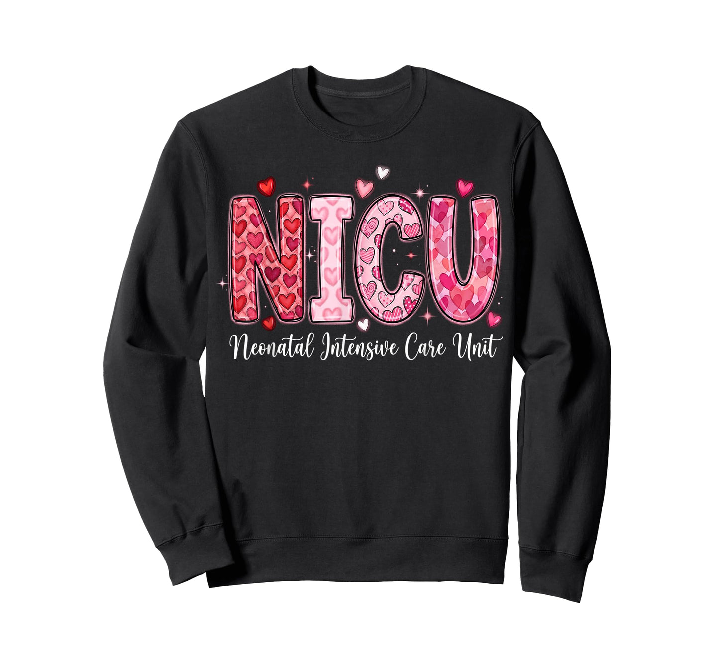 Happy Valentine Nurse NICU Valentines Shirt Nurses Heart T-Shirt