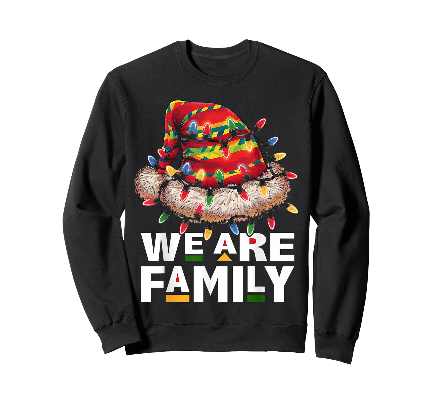 We are Family African Dope Black Christmas Matching Family T-Shirt