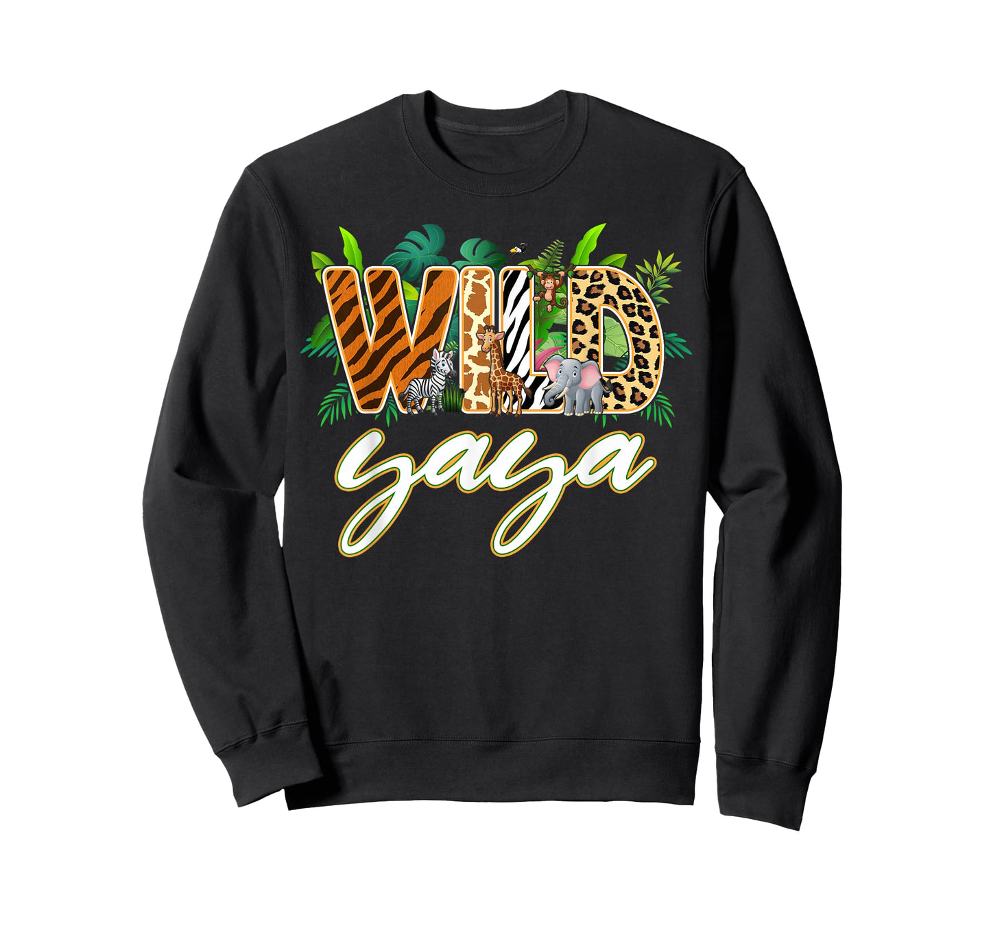 Yaya of The Wild One Zoo Birthday Safari Jungle Family T-Shirt