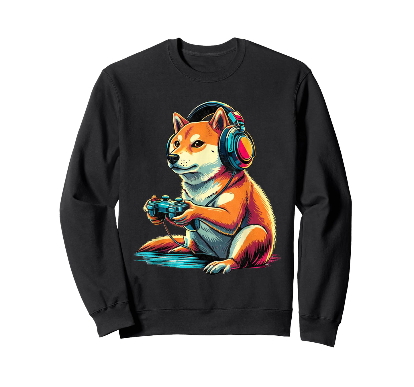 Shiba Dog Funny Video Games Shiba Dog T-Shirt