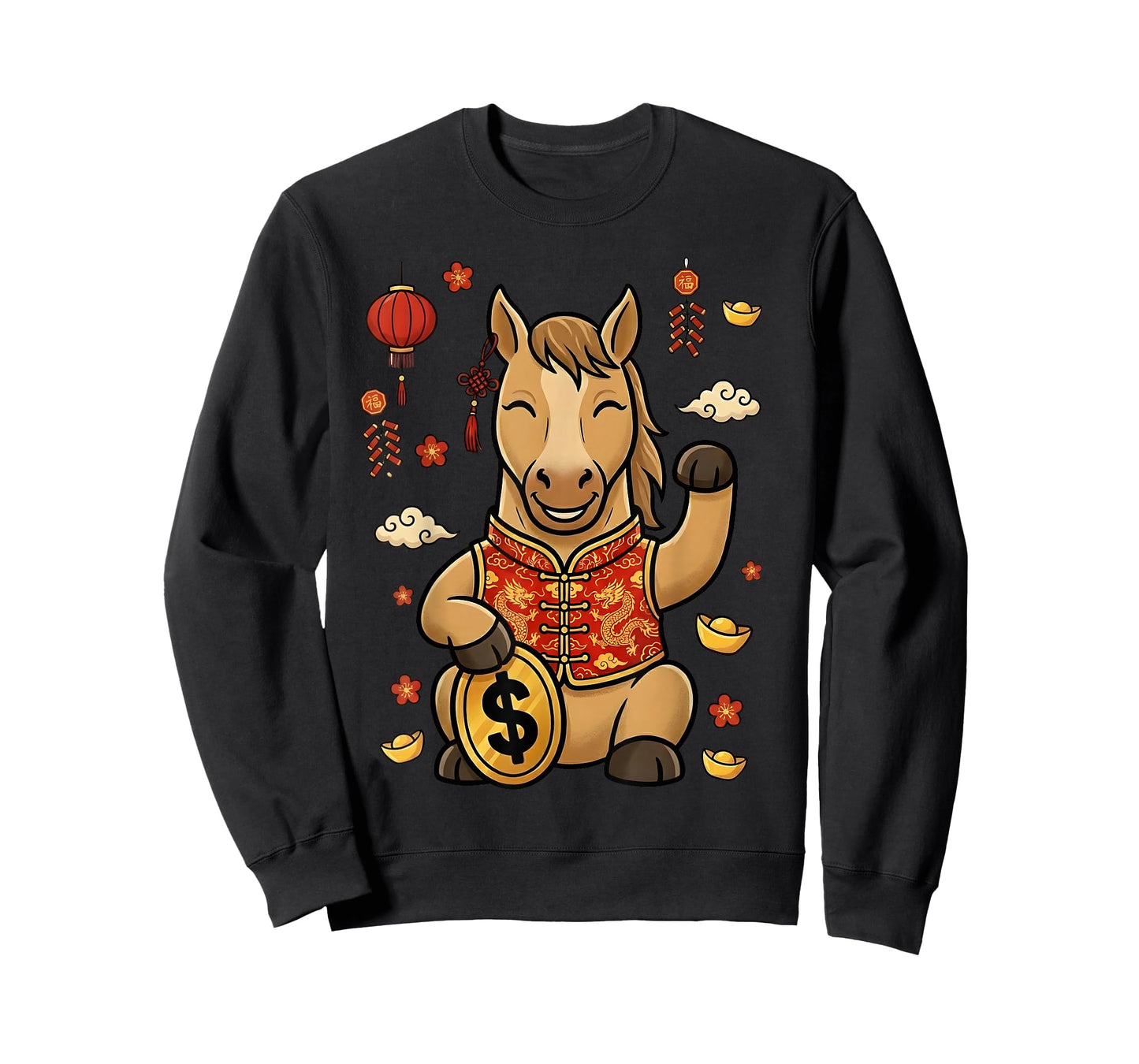 Zodiac Chinese New Year of The Horse 2026 Men Women Kids T-Shirt