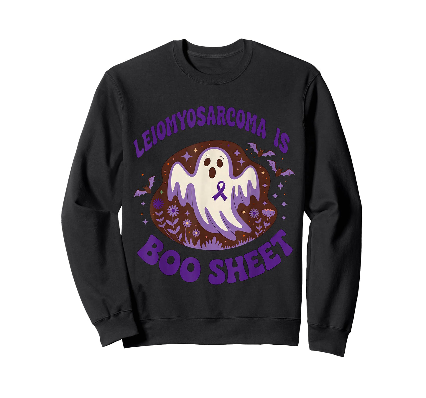 Leiomyosarcoma Awareness Boo Sheet Funny Ghost Halloween T-Shirt