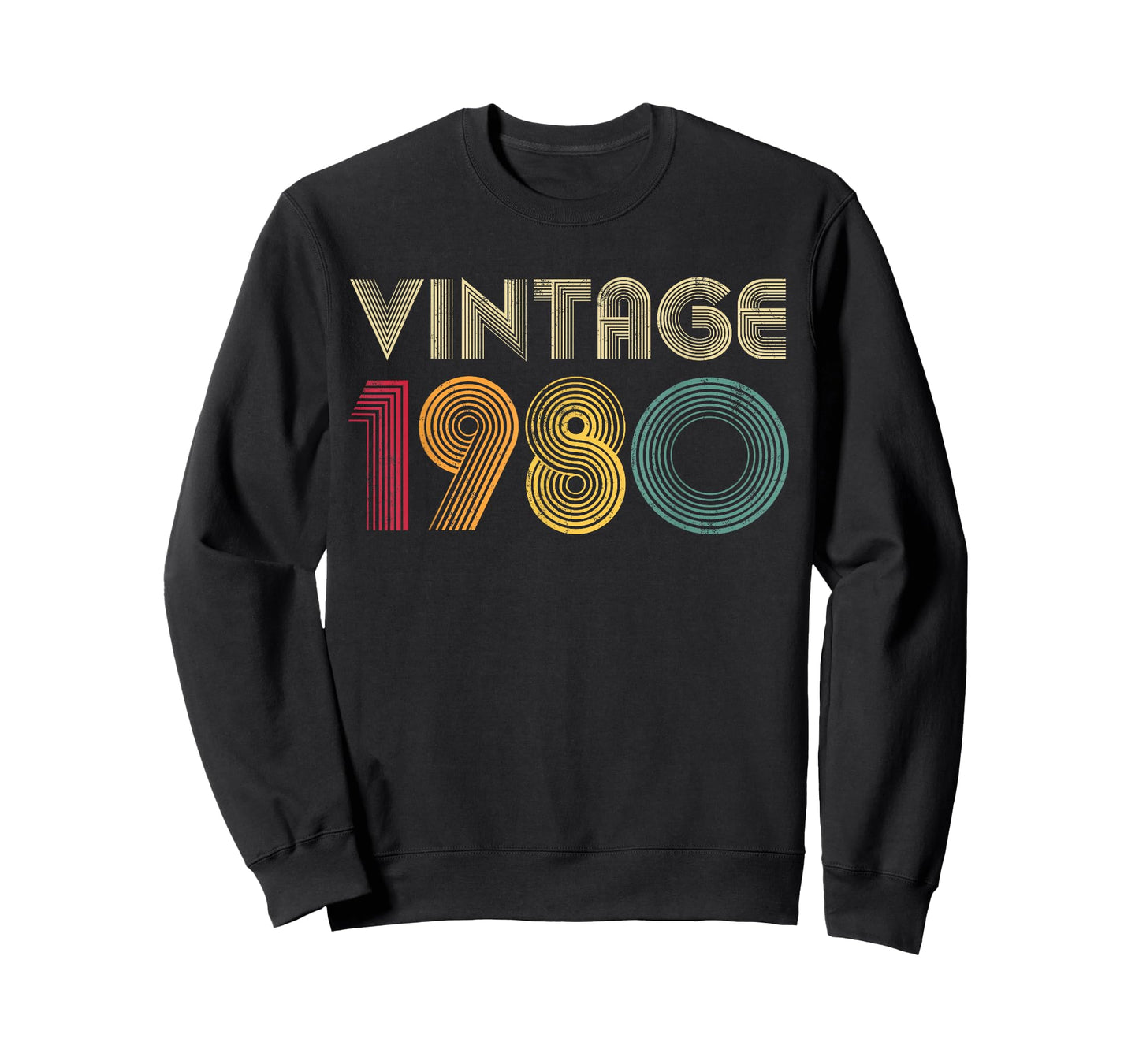 Vintage 1980 46th Birthday 46 Years Old Retro Men Women T-Shirt