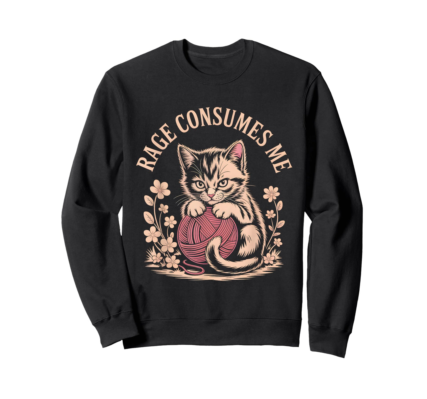Cute Kitten | Rage Consumes Me T Shirt T-Shirt