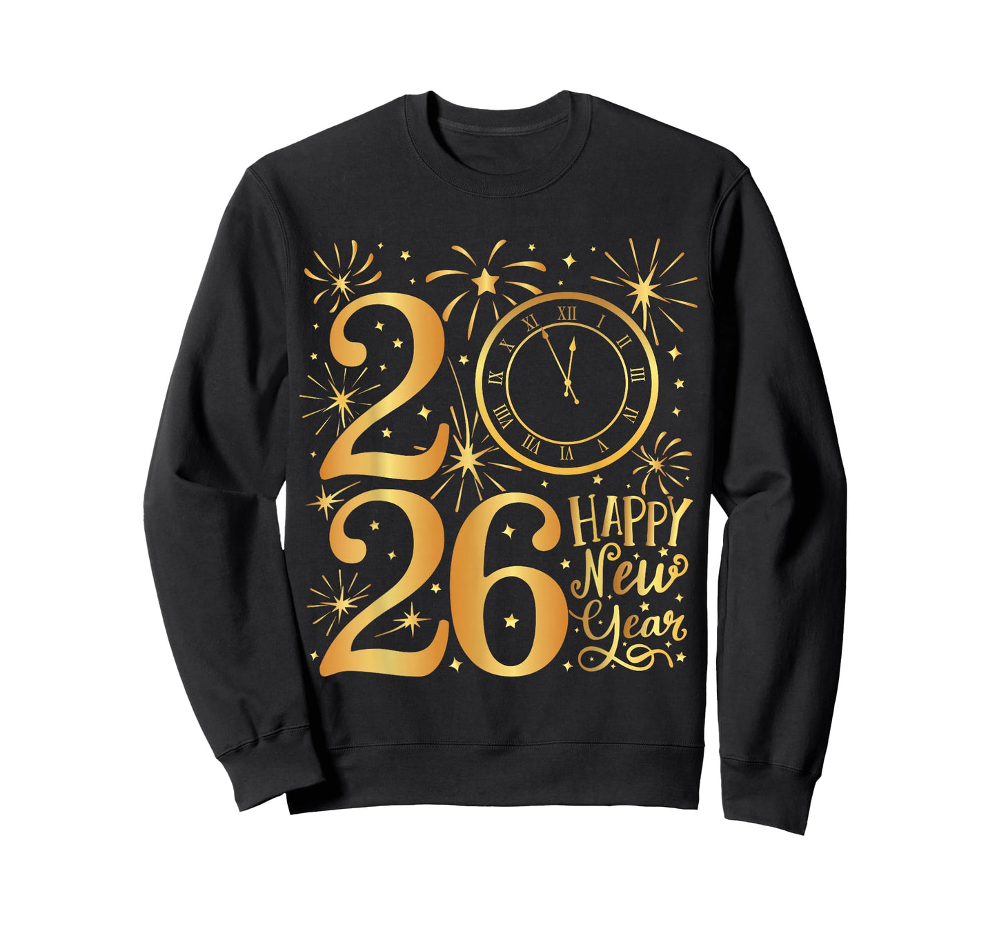Happy New Year Party 2026 Family Matching Women Men Kids T-Shirt