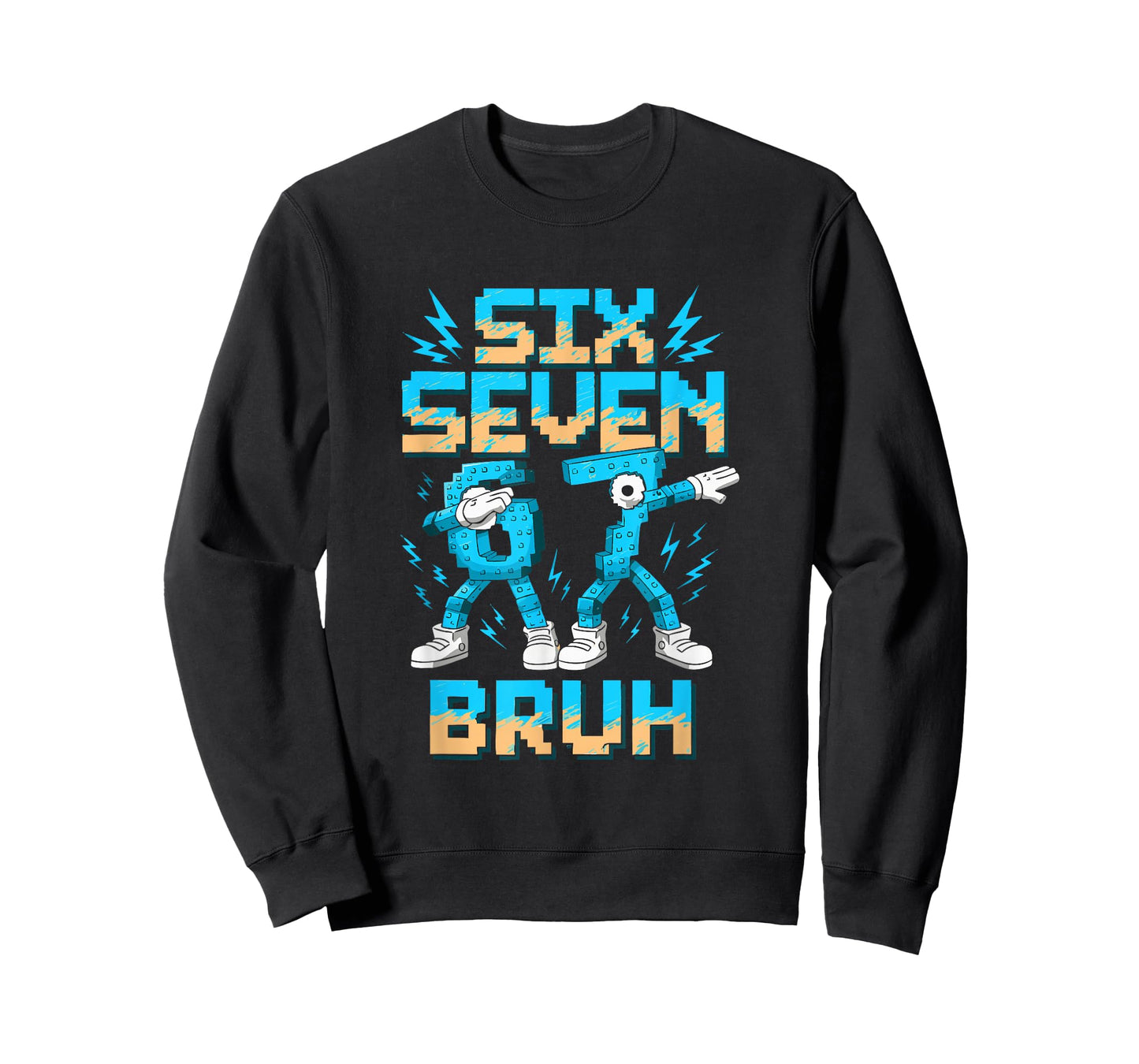 Funny 67 Dab Six Seven Burh Christmas 6 7 Dabbing Meme T-Shirt