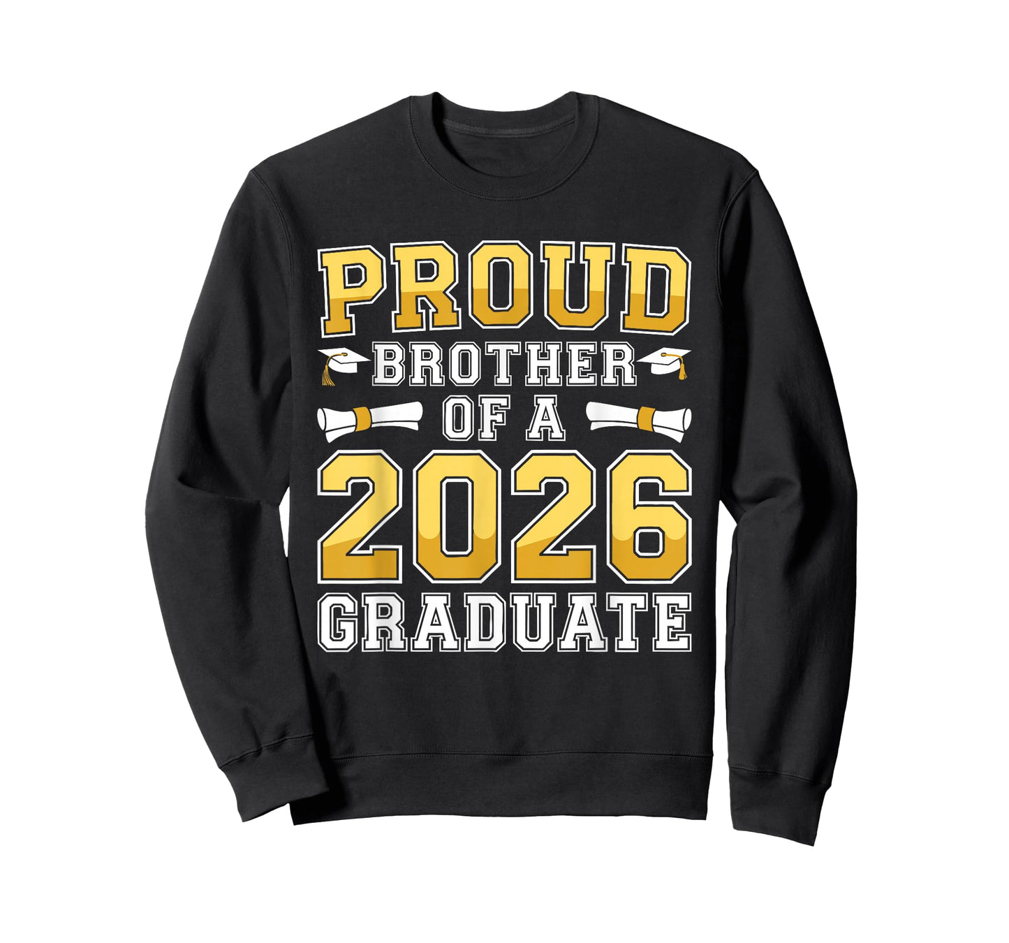 Proud Brother of A 2026 Graduate Shirt Class 2026 Graduation T-Shirt