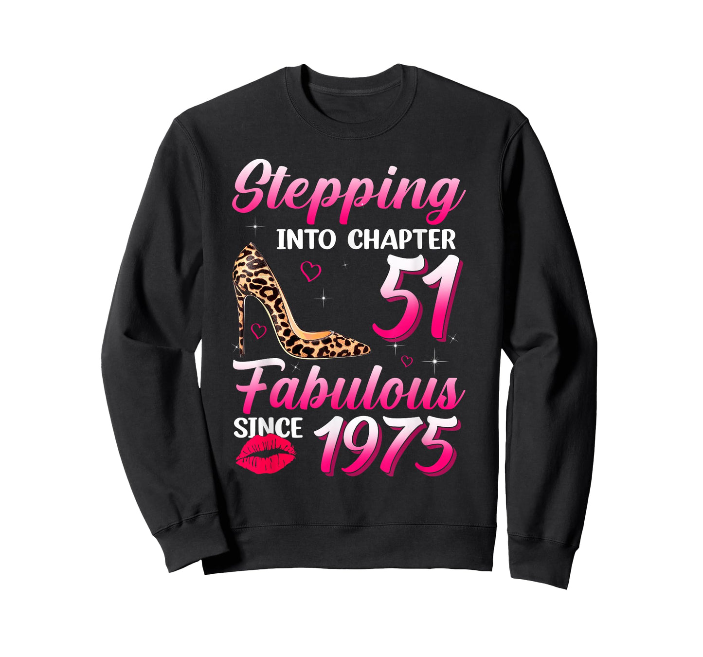 Stepping Into Chapter 51 Fabulous Since 1975 51st Birthday T-Shirt