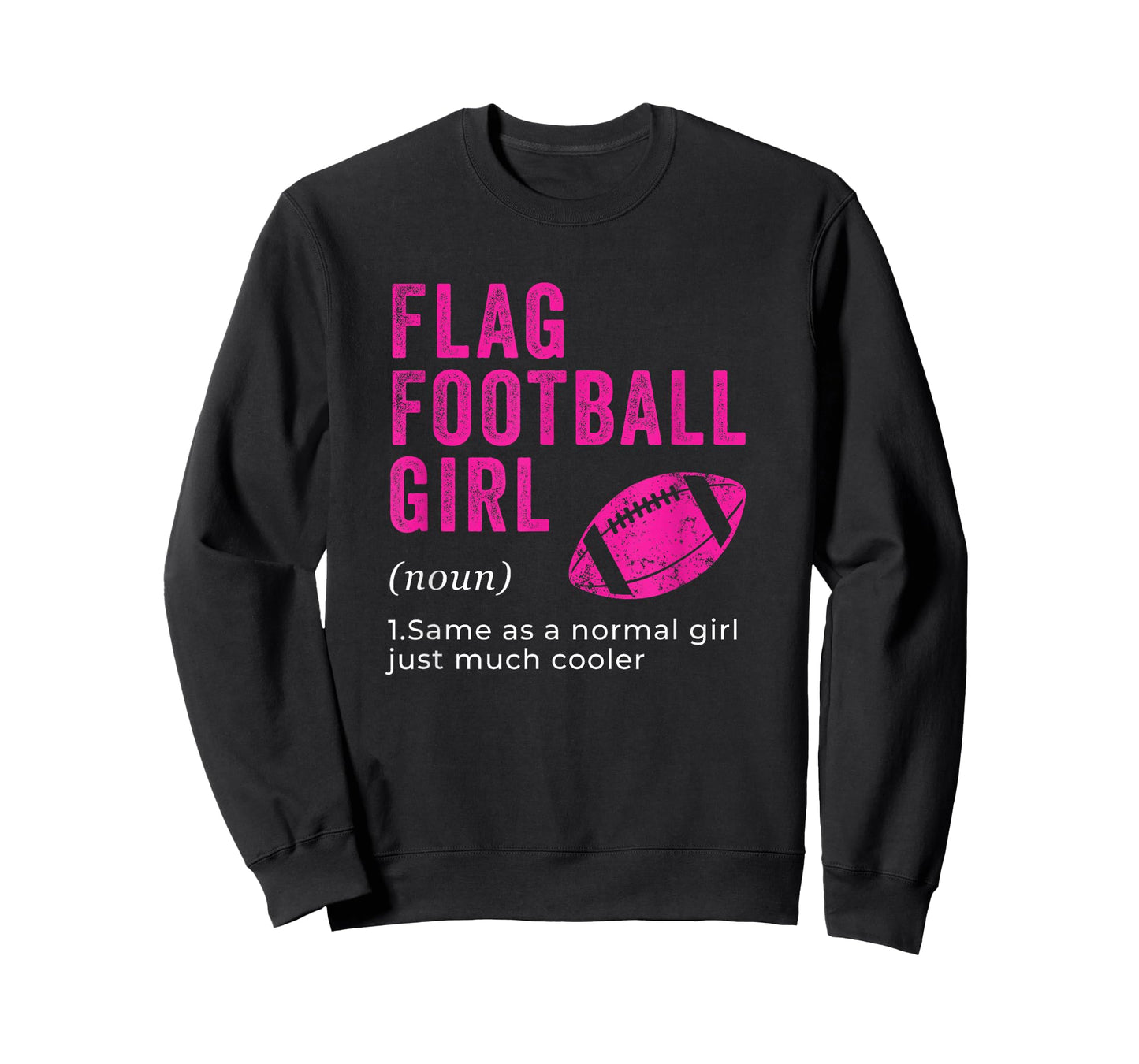 Flag Football Girls Sport Game Girl Women Players Outfit T-Shirt