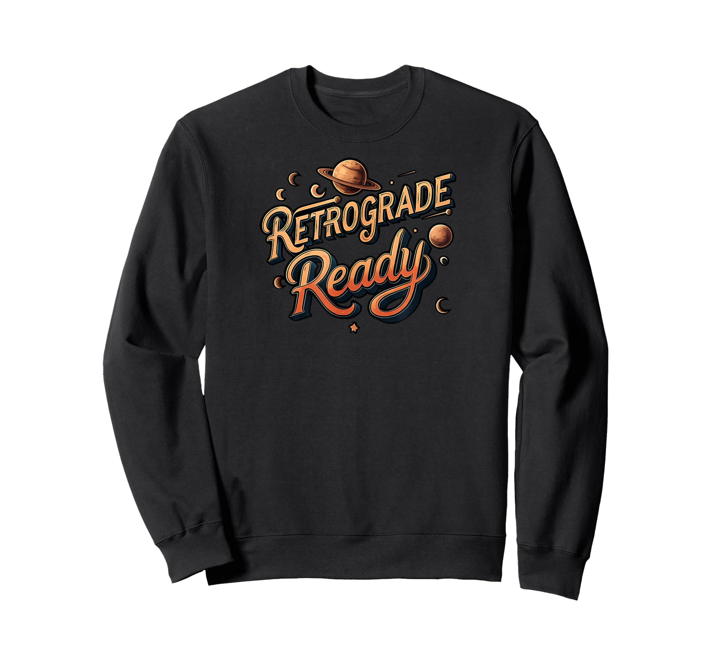 Retrograde Ready Astrology Space Planet Design T-Shirt