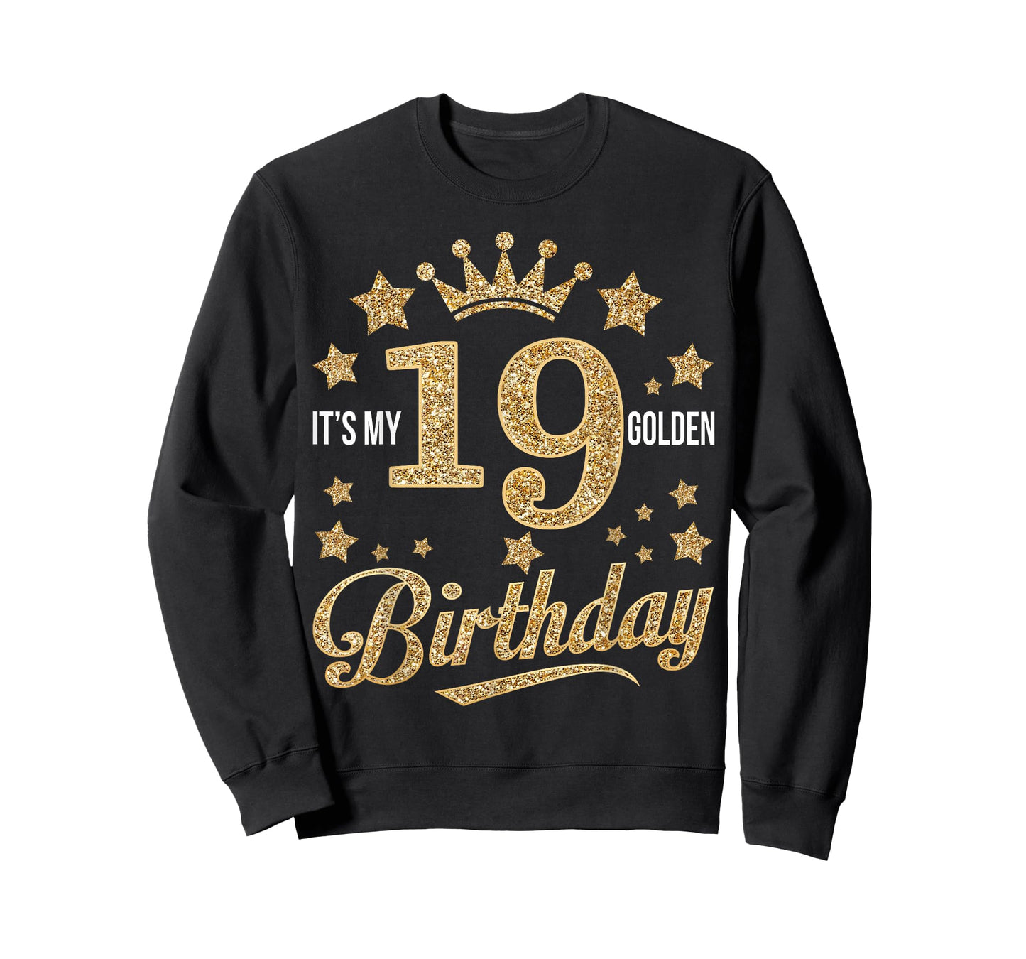 It's My 19th Golden Birthday 19 Year Old Bday Groovy T-Shirt