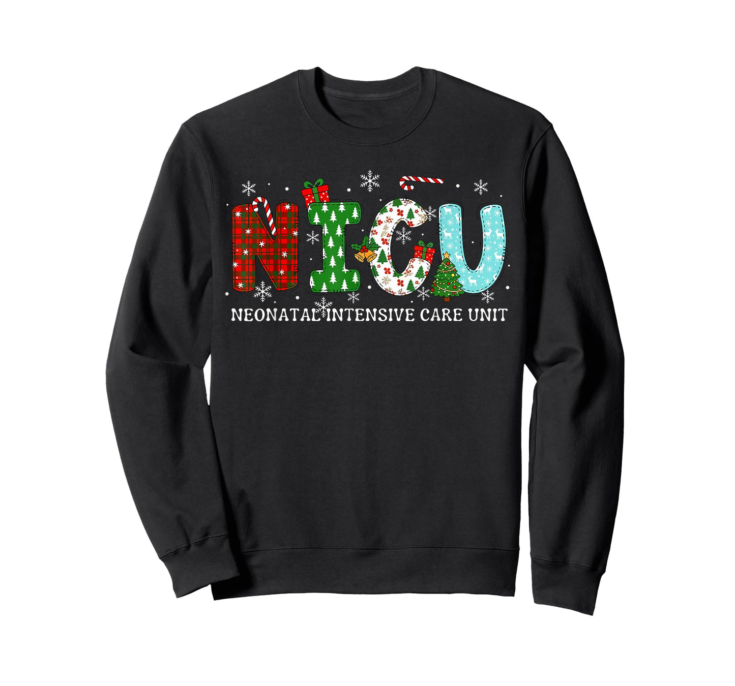 NICU Nurse Christmas Neonatal Intensive Care Unit Nursing T-Shirt
